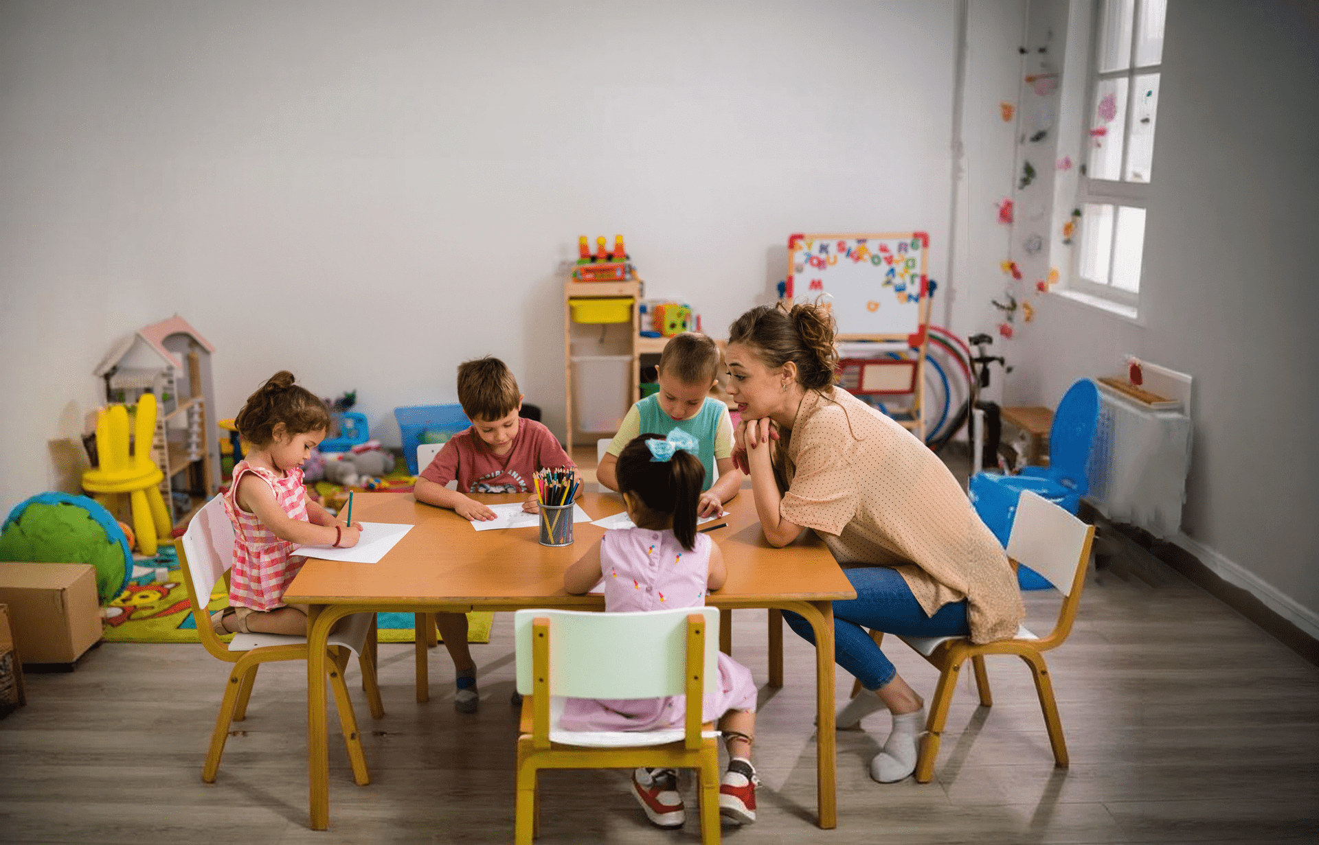 Children learning at Little People’s Landing Arvada